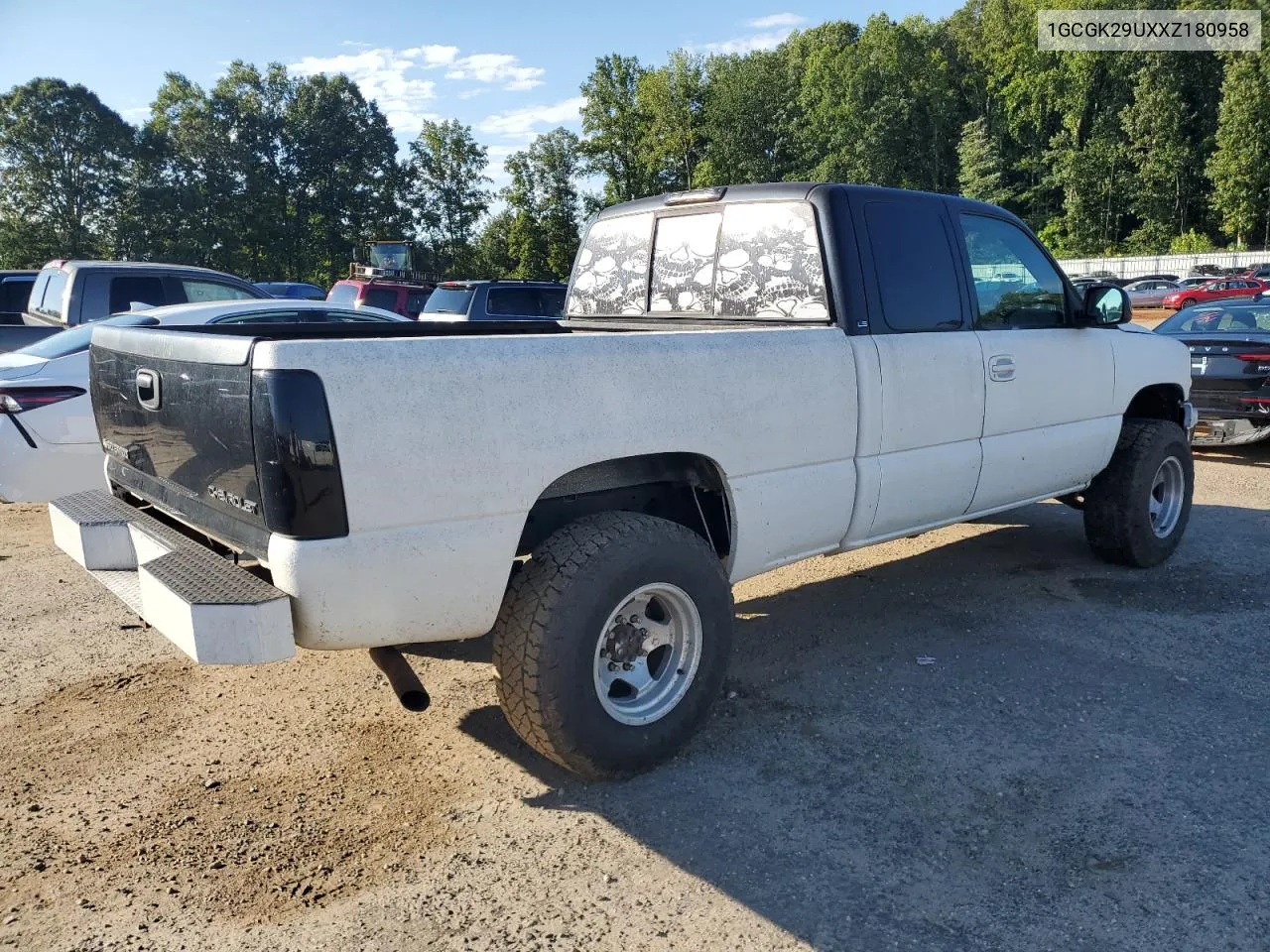 1999 Chevrolet Silverado K2500 VIN: 1GCGK29UXXZ180958 Lot: 69685574