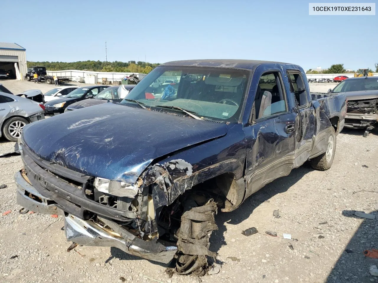 1999 Chevrolet Silverado K1500 VIN: 1GCEK19T0XE231643 Lot: 70245244