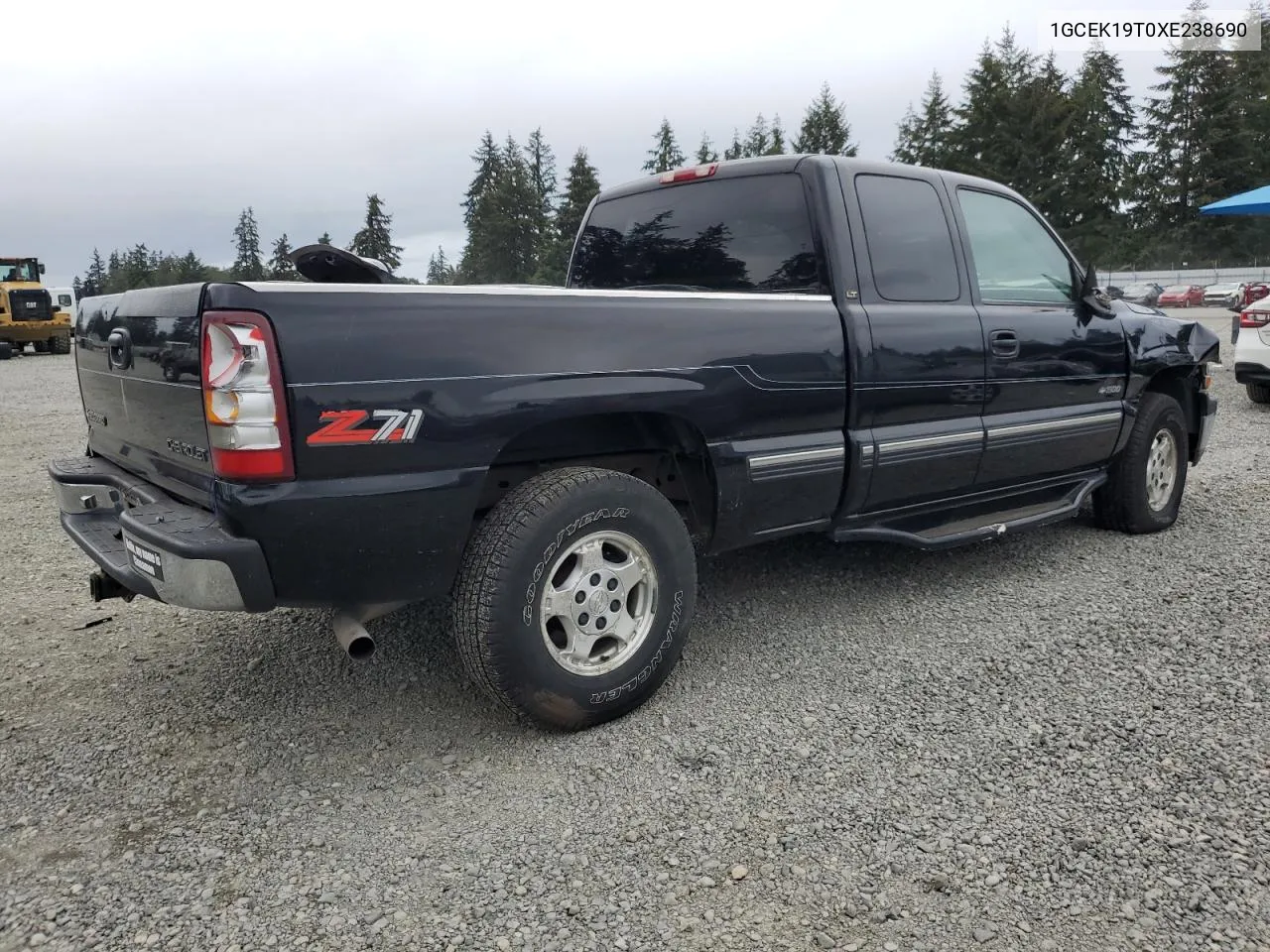 1999 Chevrolet Silverado K1500 VIN: 1GCEK19T0XE238690 Lot: 71251704