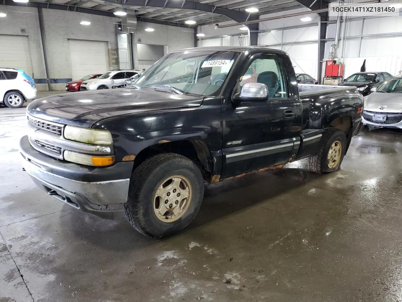 1999 Chevrolet Silverado K1500 VIN: 1GCEK14T1XZ181450 Lot: 71489154