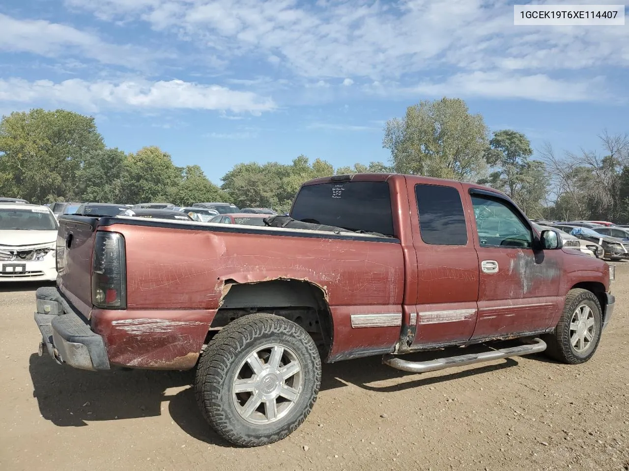 1999 Chevrolet Silverado K1500 VIN: 1GCEK19T6XE114407 Lot: 72197284