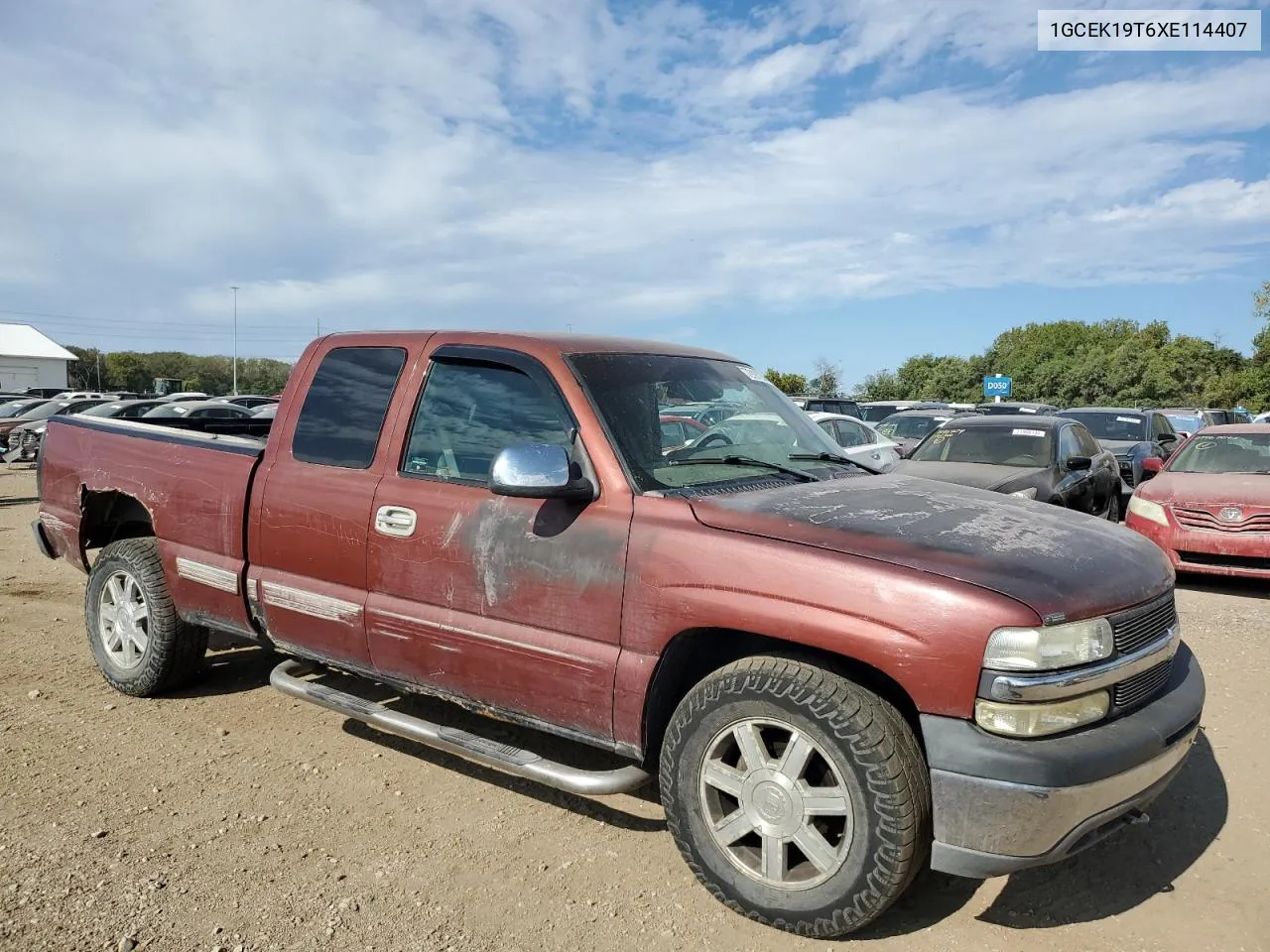 1999 Chevrolet Silverado K1500 VIN: 1GCEK19T6XE114407 Lot: 72197284