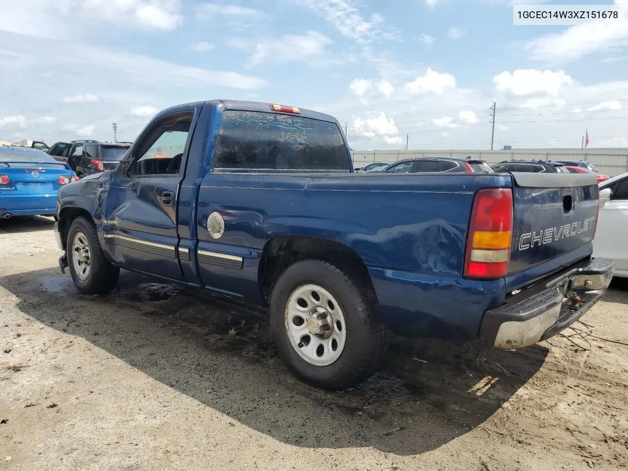 1999 Chevrolet Silverado C1500 VIN: 1GCEC14W3XZ151678 Lot: 72199204