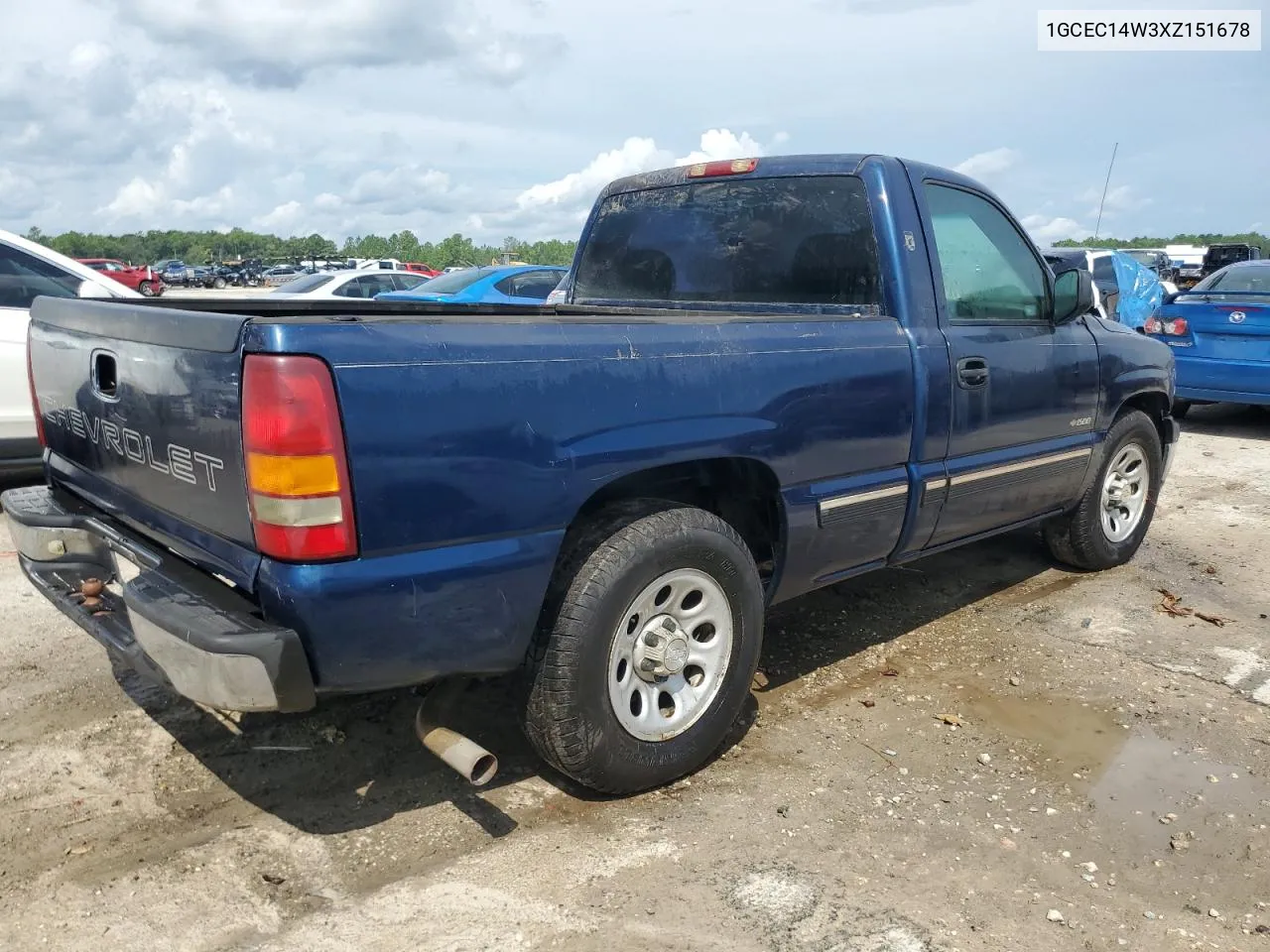 1999 Chevrolet Silverado C1500 VIN: 1GCEC14W3XZ151678 Lot: 72199204