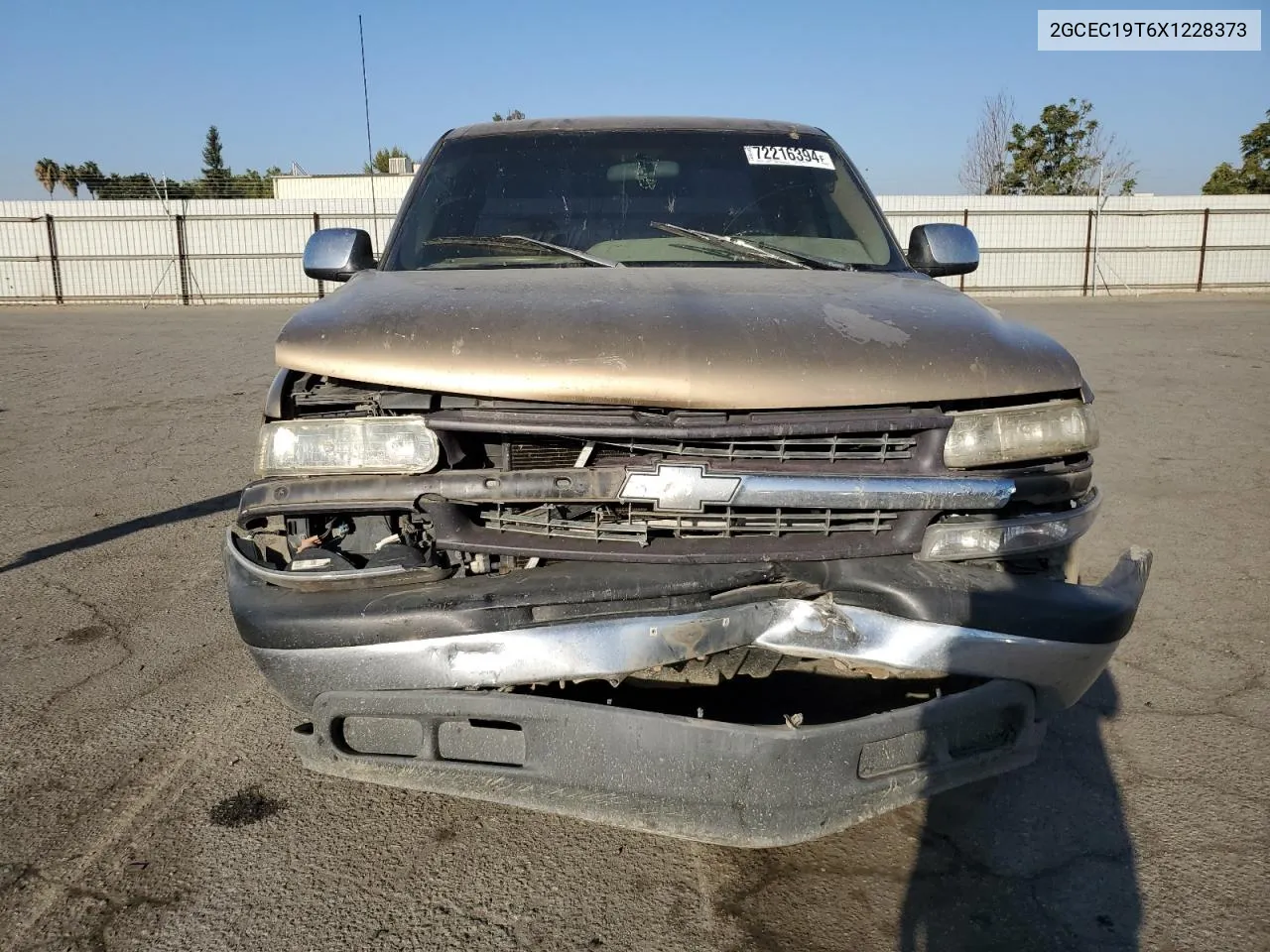 1999 Chevrolet Silverado C1500 VIN: 2GCEC19T6X1228373 Lot: 72216394