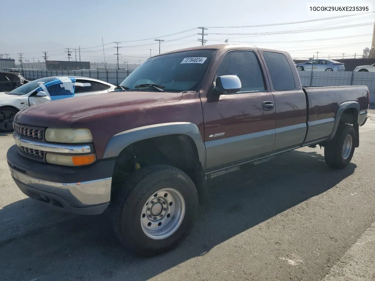 1999 Chevrolet Silverado K2500 VIN: 1GCGK29U6XE235395 Lot: 72784024