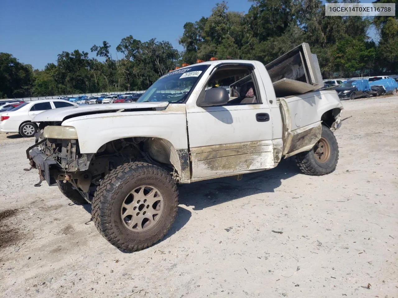 1999 Chevrolet Silverado K1500 VIN: 1GCEK14T0XE116788 Lot: 75709104