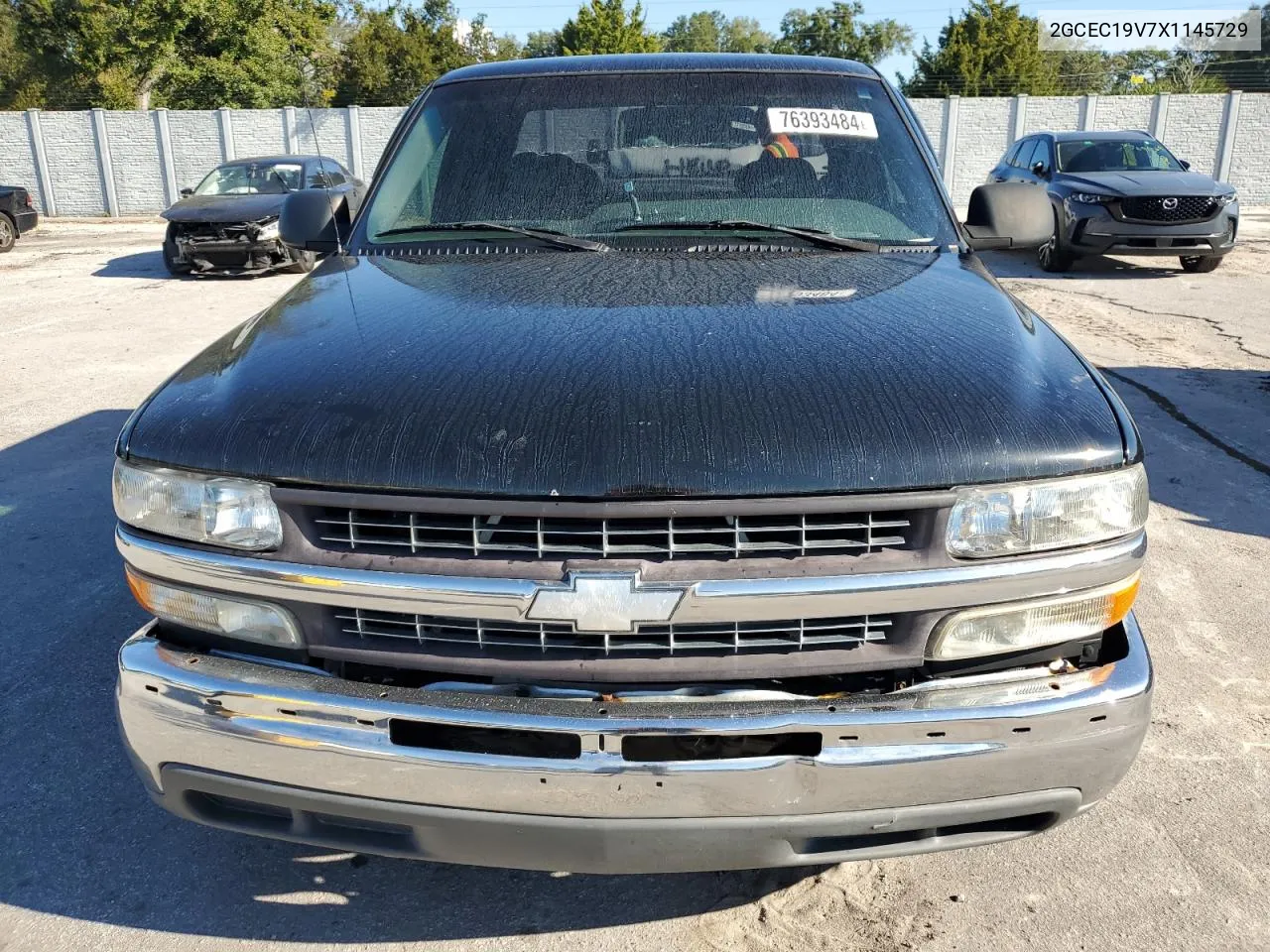 1999 Chevrolet Silverado C1500 VIN: 2GCEC19V7X1145729 Lot: 76393484