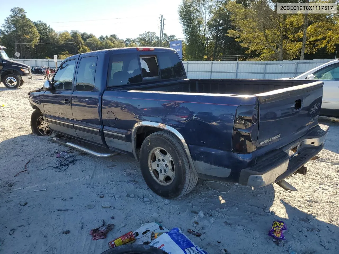 1999 Chevrolet Silverado C1500 VIN: 2GCEC19T8X1117517 Lot: 76560324