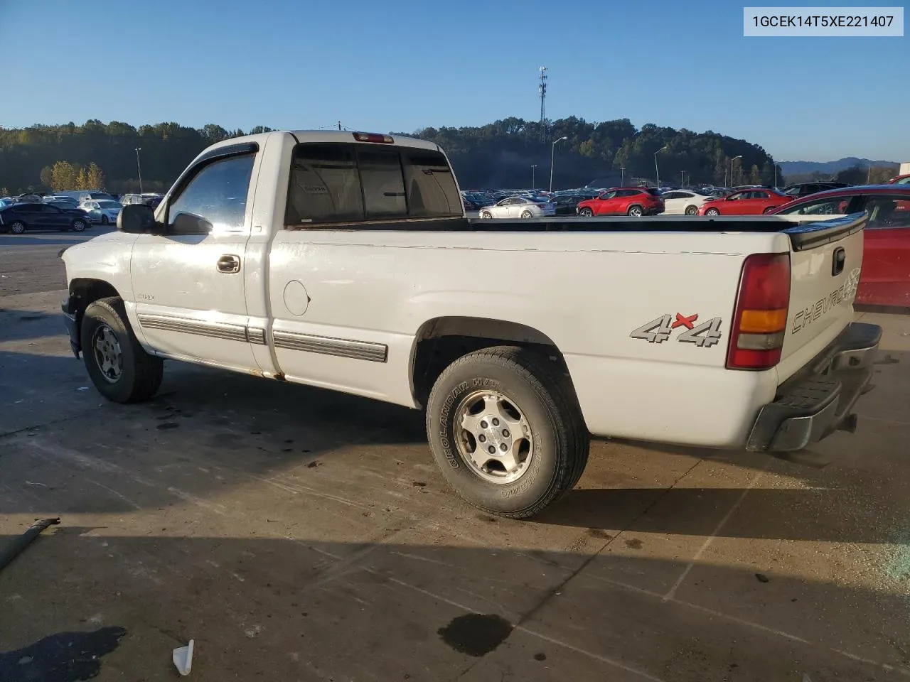 1999 Chevrolet Silverado K1500 VIN: 1GCEK14T5XE221407 Lot: 76757964