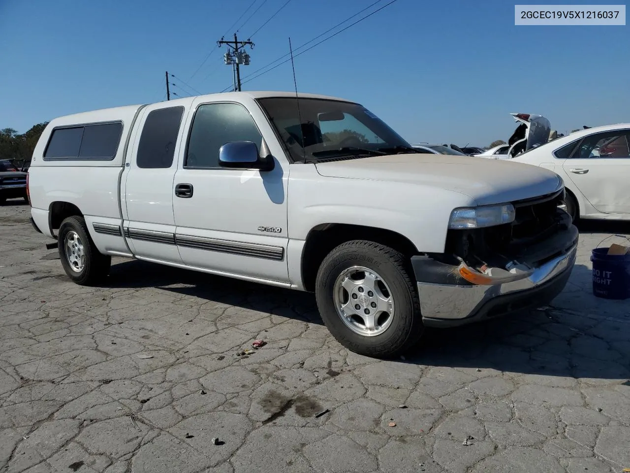 1999 Chevrolet Silverado C1500 VIN: 2GCEC19V5X1216037 Lot: 76919114