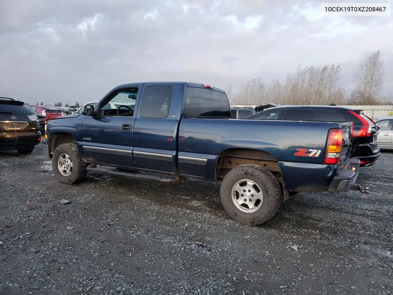 1999 Chevrolet Silverado K1500 VIN: 1GCEK19T0XZ208467 Lot: 79498604