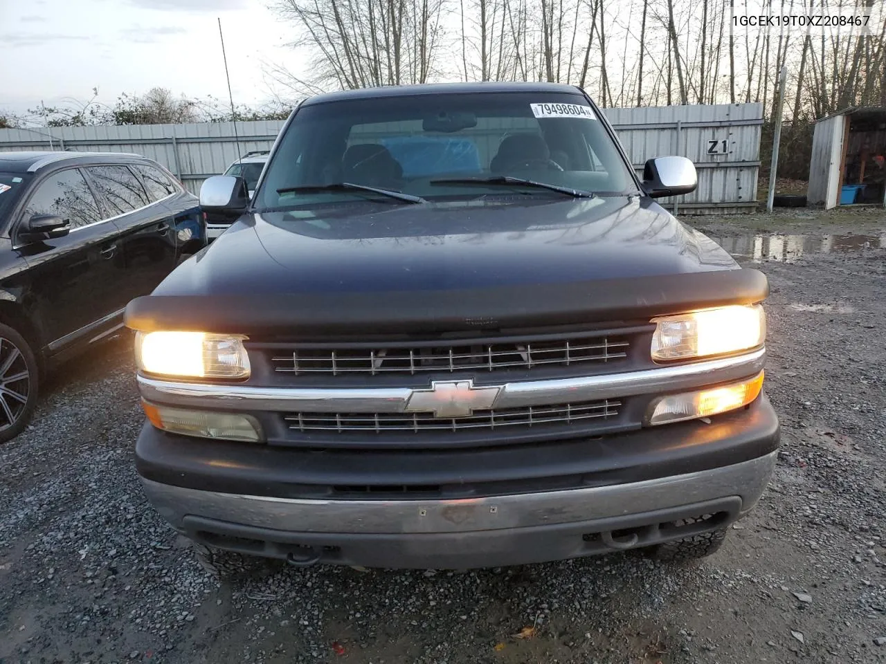 1999 Chevrolet Silverado K1500 VIN: 1GCEK19T0XZ208467 Lot: 79498604