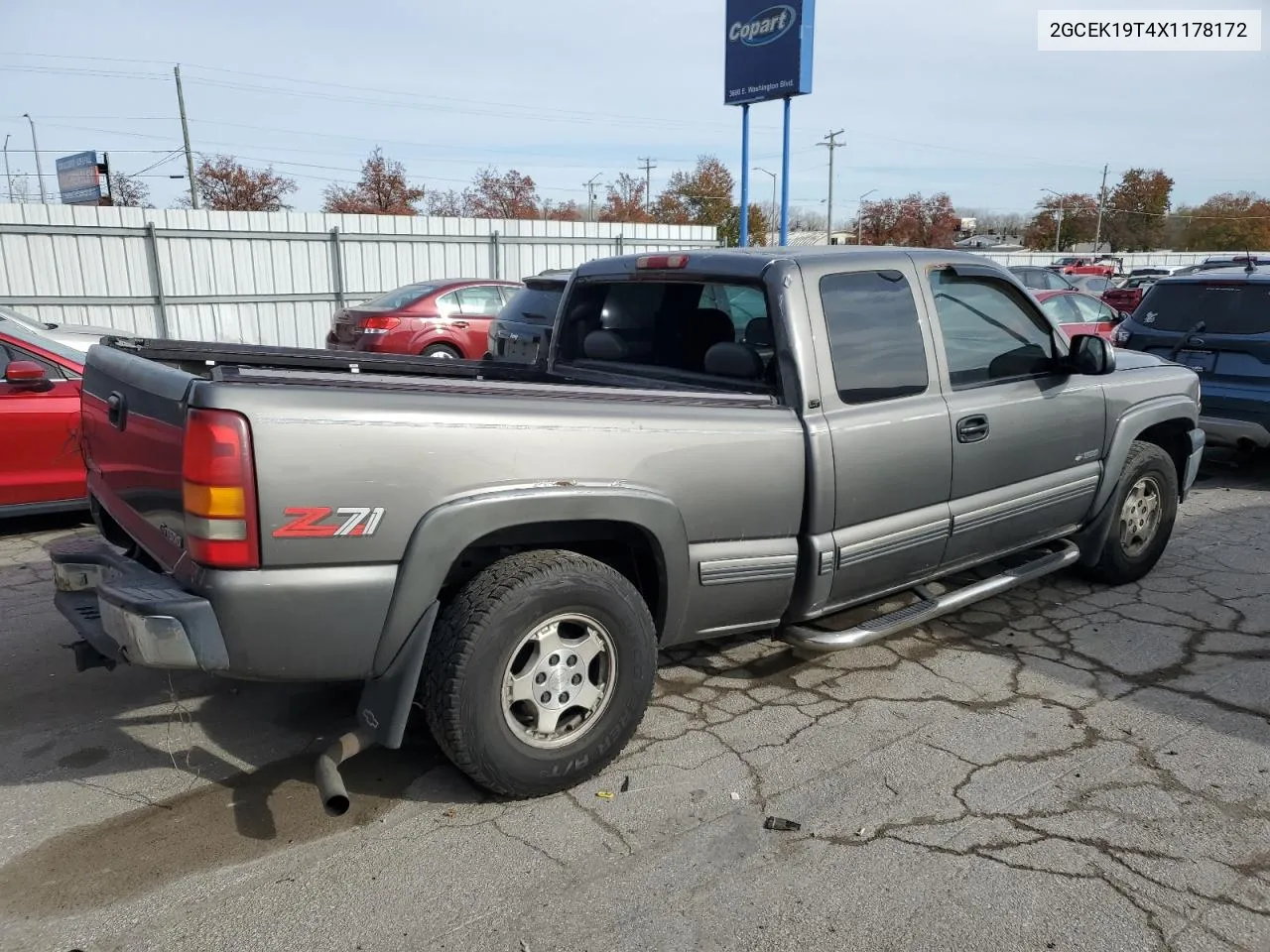 1999 Chevrolet Silverado K1500 VIN: 2GCEK19T4X1178172 Lot: 80294474