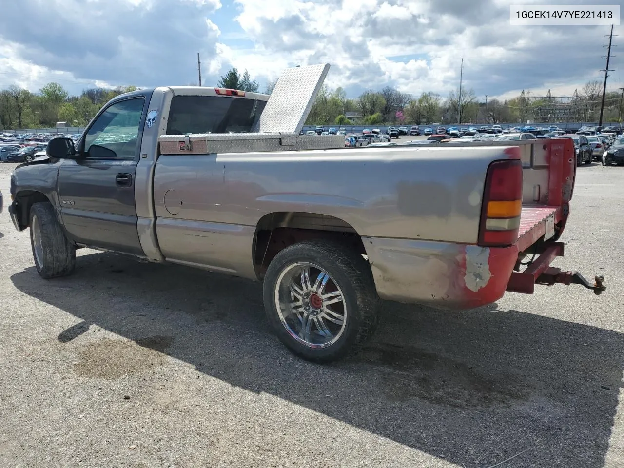 2000 Chevrolet Silverado K1500 VIN: 1GCEK14V7YE221413 Lot: 48989804