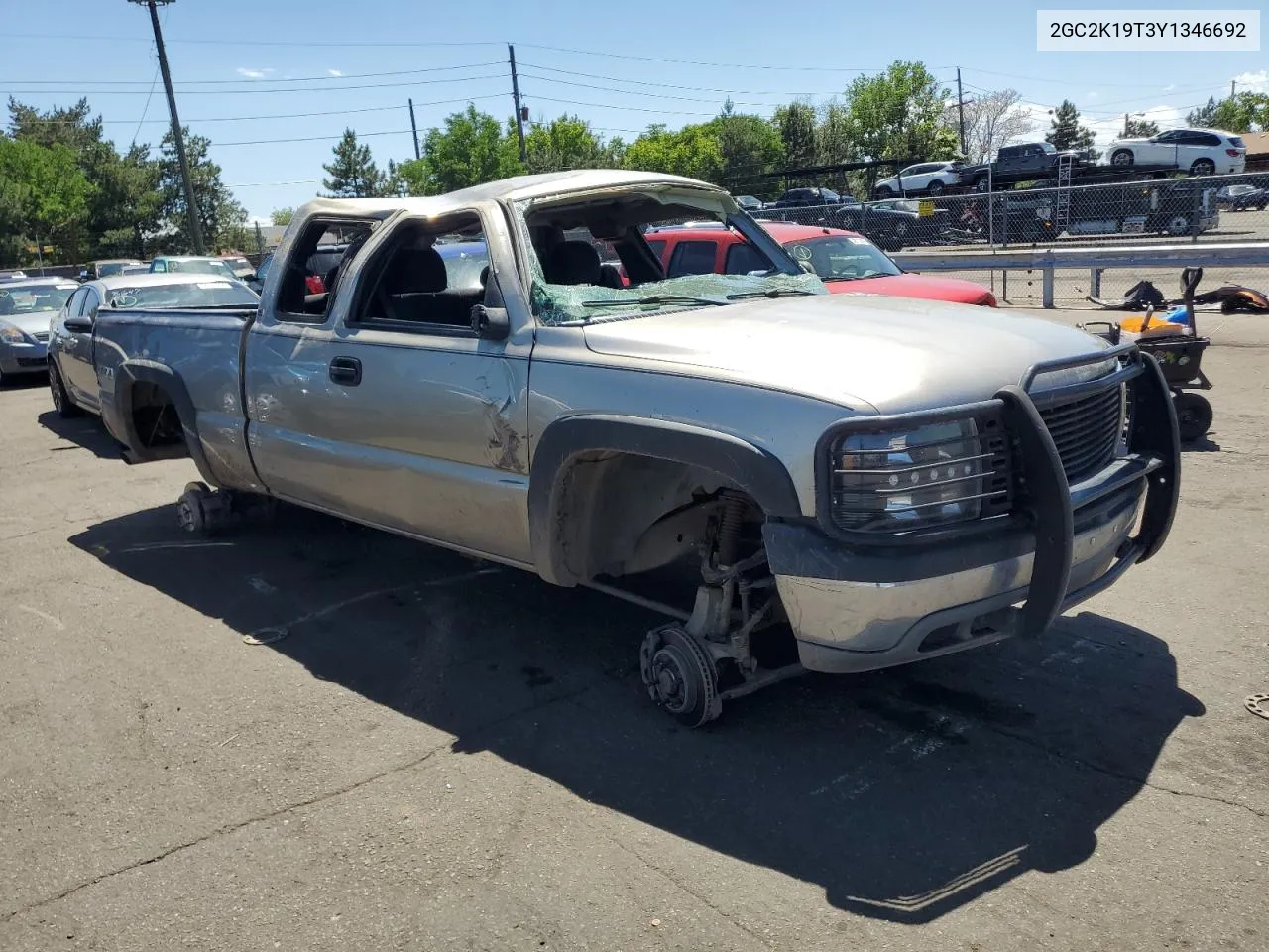 2000 Chevrolet Silverado VIN: 2GC2K19T3Y1346692 Lot: 57970784