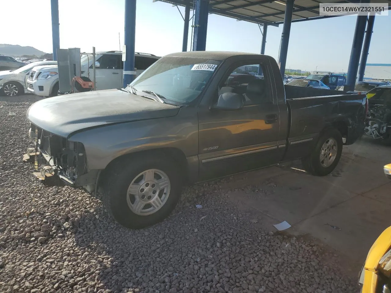 1GCEC14W6YZ321551 2000 Chevrolet Silverado C1500