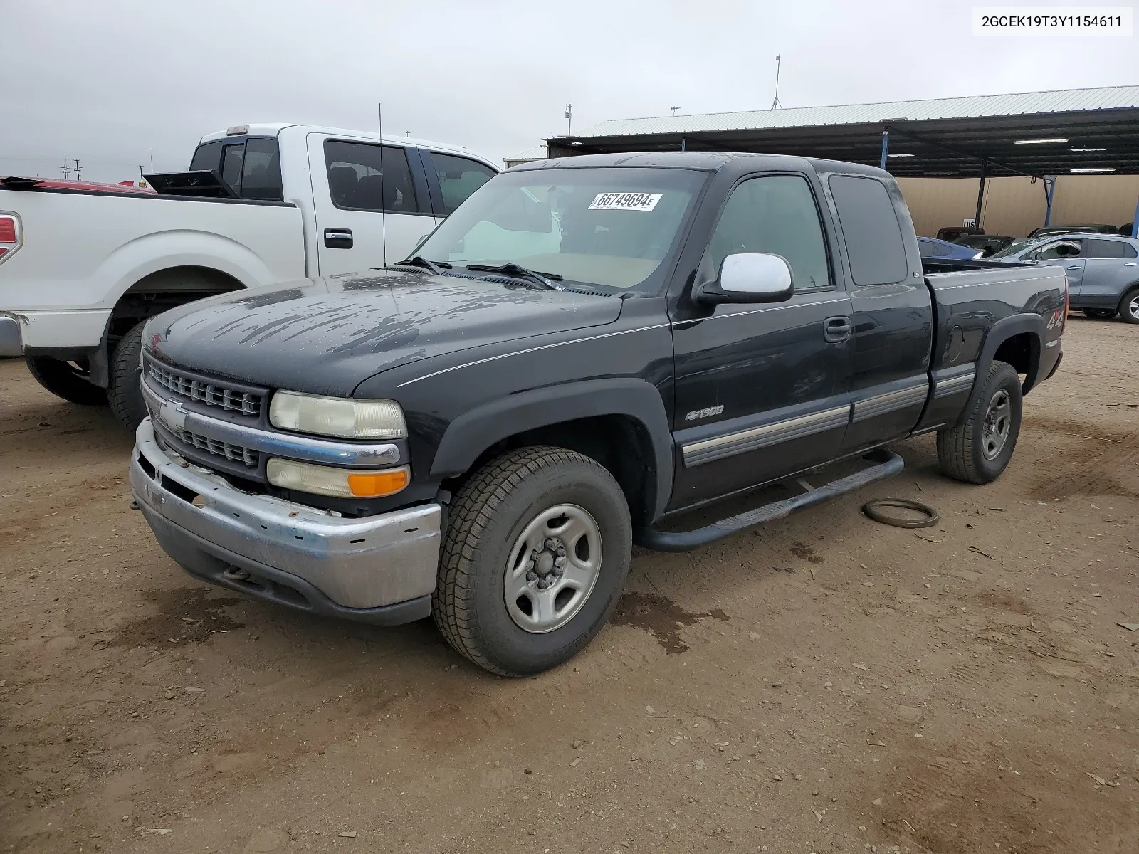 2000 Chevrolet Silverado K1500 VIN: 2GCEK19T3Y1154611 Lot: 66749694