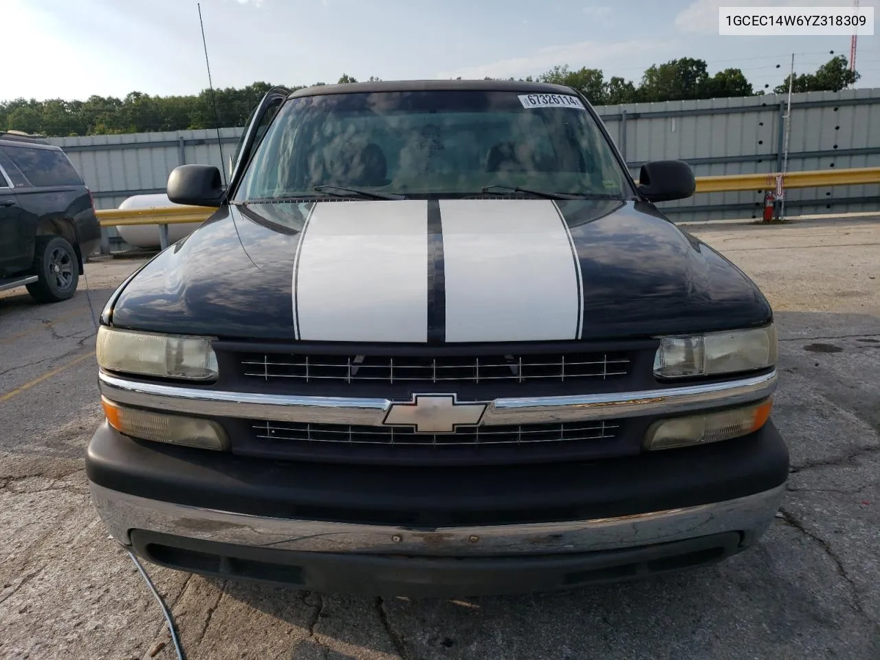 2000 Chevrolet Silverado C1500 VIN: 1GCEC14W6YZ318309 Lot: 67326114