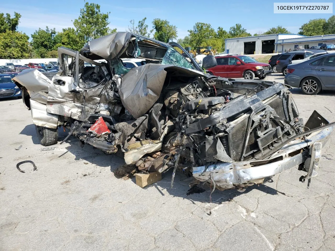 2000 Chevrolet Silverado K1500 VIN: 1GCEK19T7YZ270787 Lot: 68027674