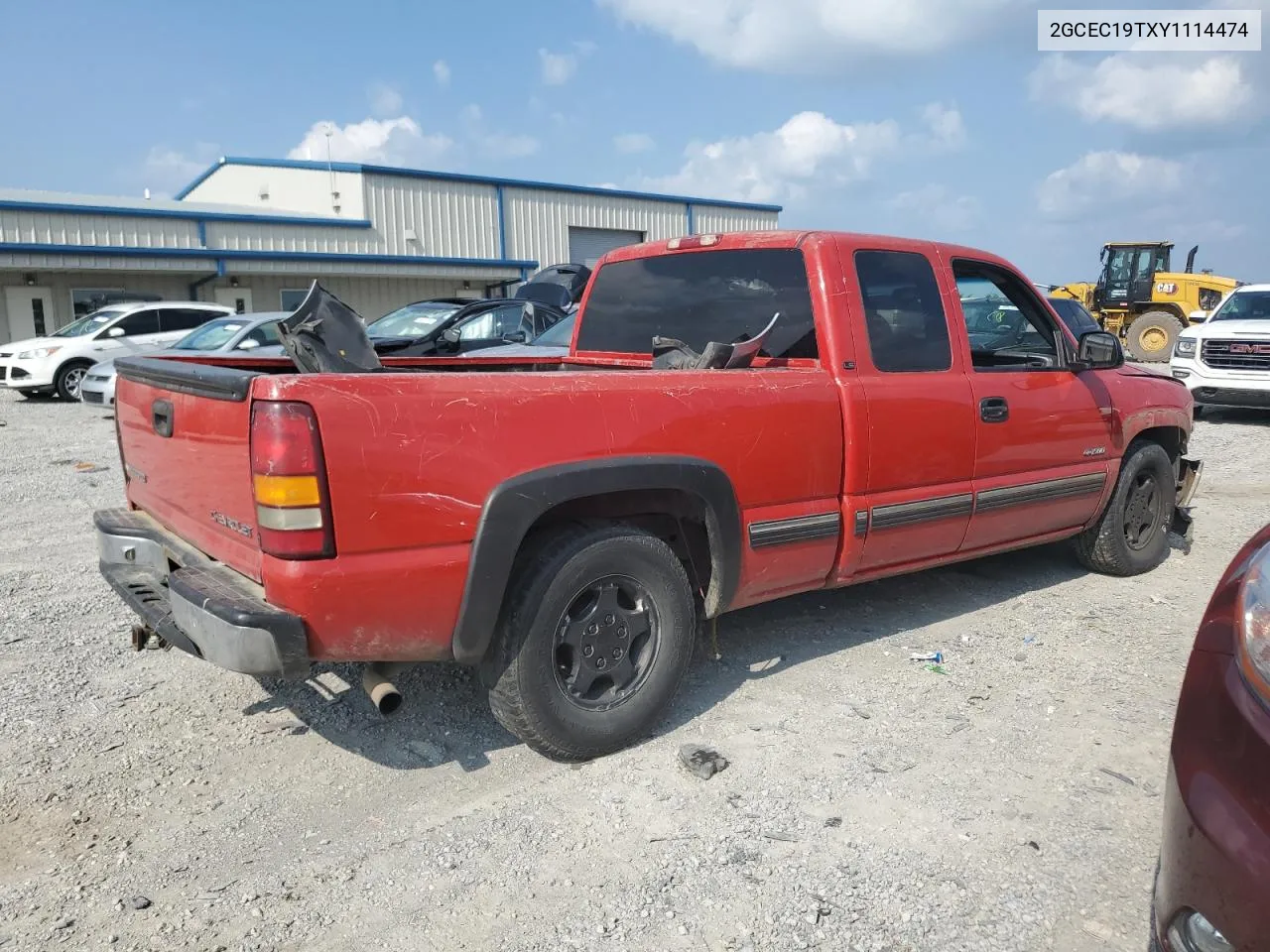 2000 Chevrolet Silverado C1500 VIN: 2GCEC19TXY1114474 Lot: 68065994