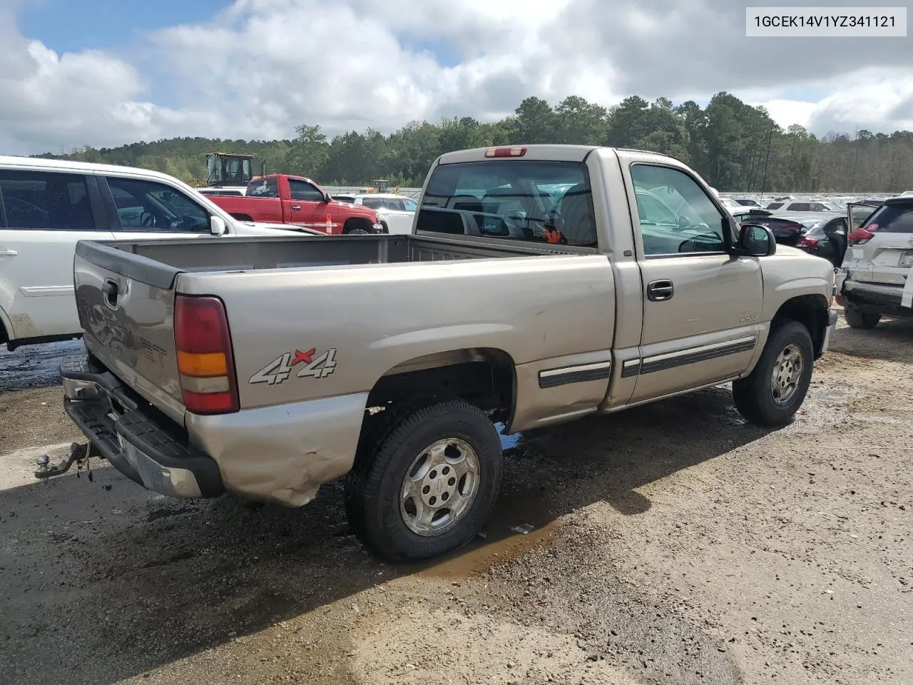 2000 Chevrolet Silverado K1500 VIN: 1GCEK14V1YZ341121 Lot: 68651164