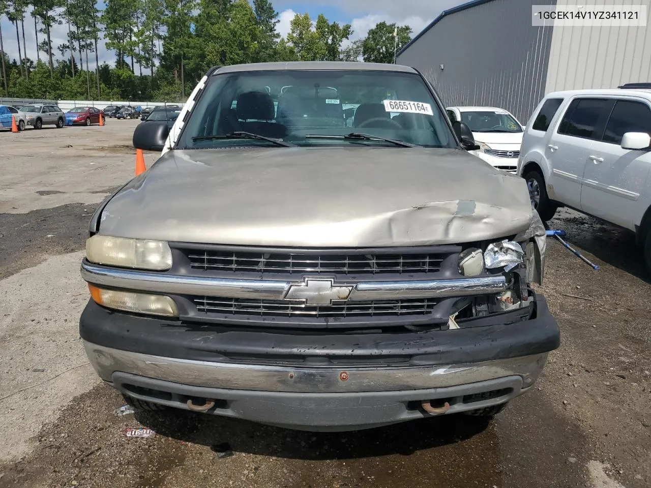 2000 Chevrolet Silverado K1500 VIN: 1GCEK14V1YZ341121 Lot: 68651164