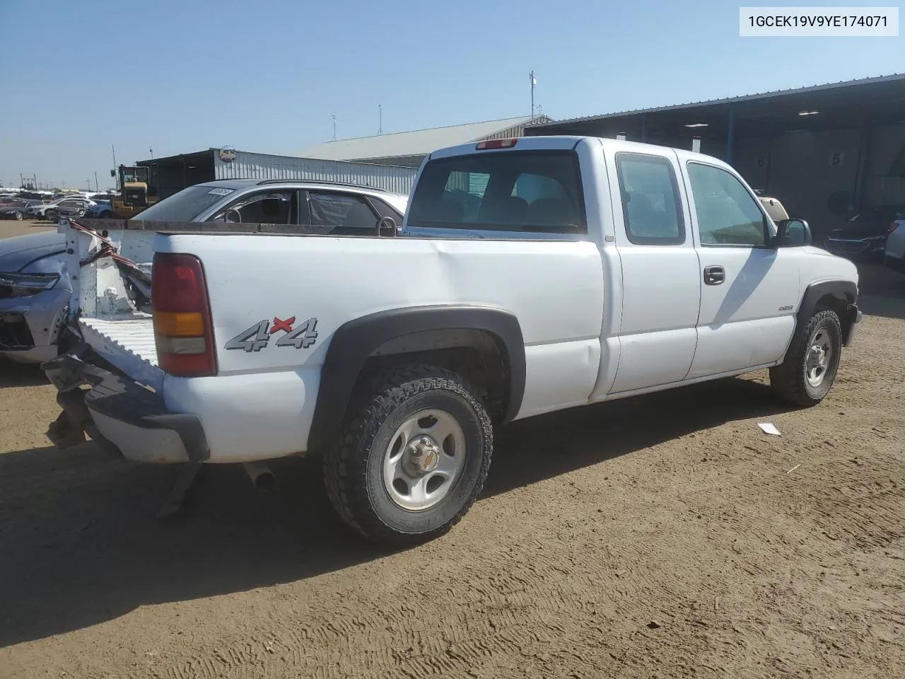 2000 Chevrolet Silverado K1500 VIN: 1GCEK19V9YE174071 Lot: 69478544