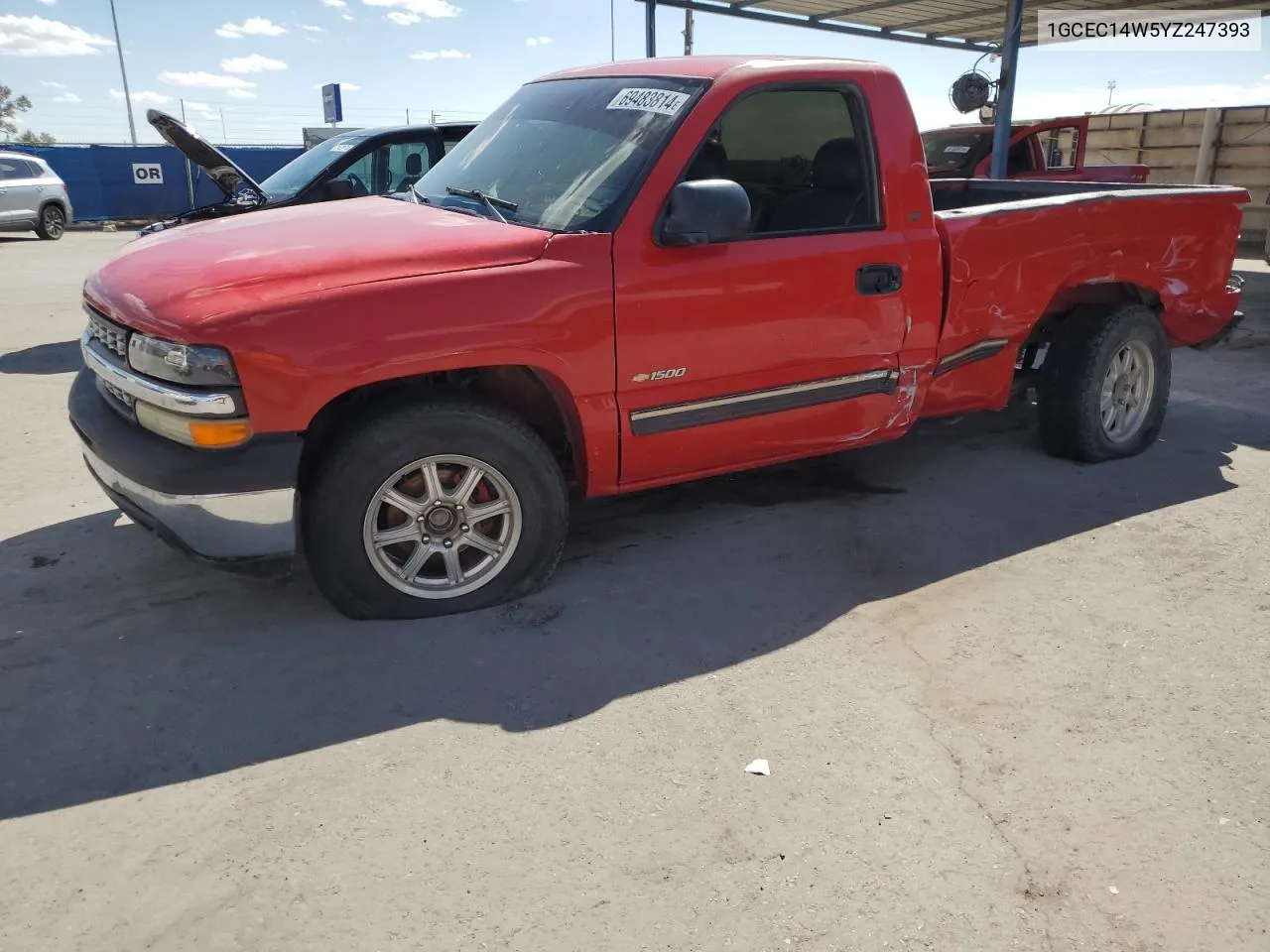 2000 Chevrolet Silverado C1500 VIN: 1GCEC14W5YZ247393 Lot: 69483814