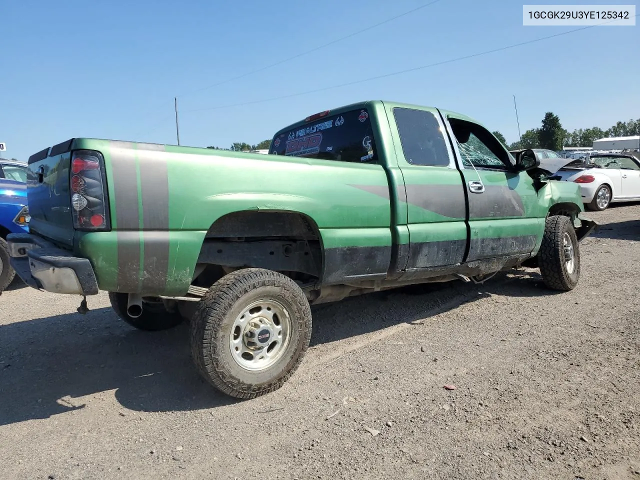 2000 Chevrolet Silverado K2500 VIN: 1GCGK29U3YE125342 Lot: 69574784