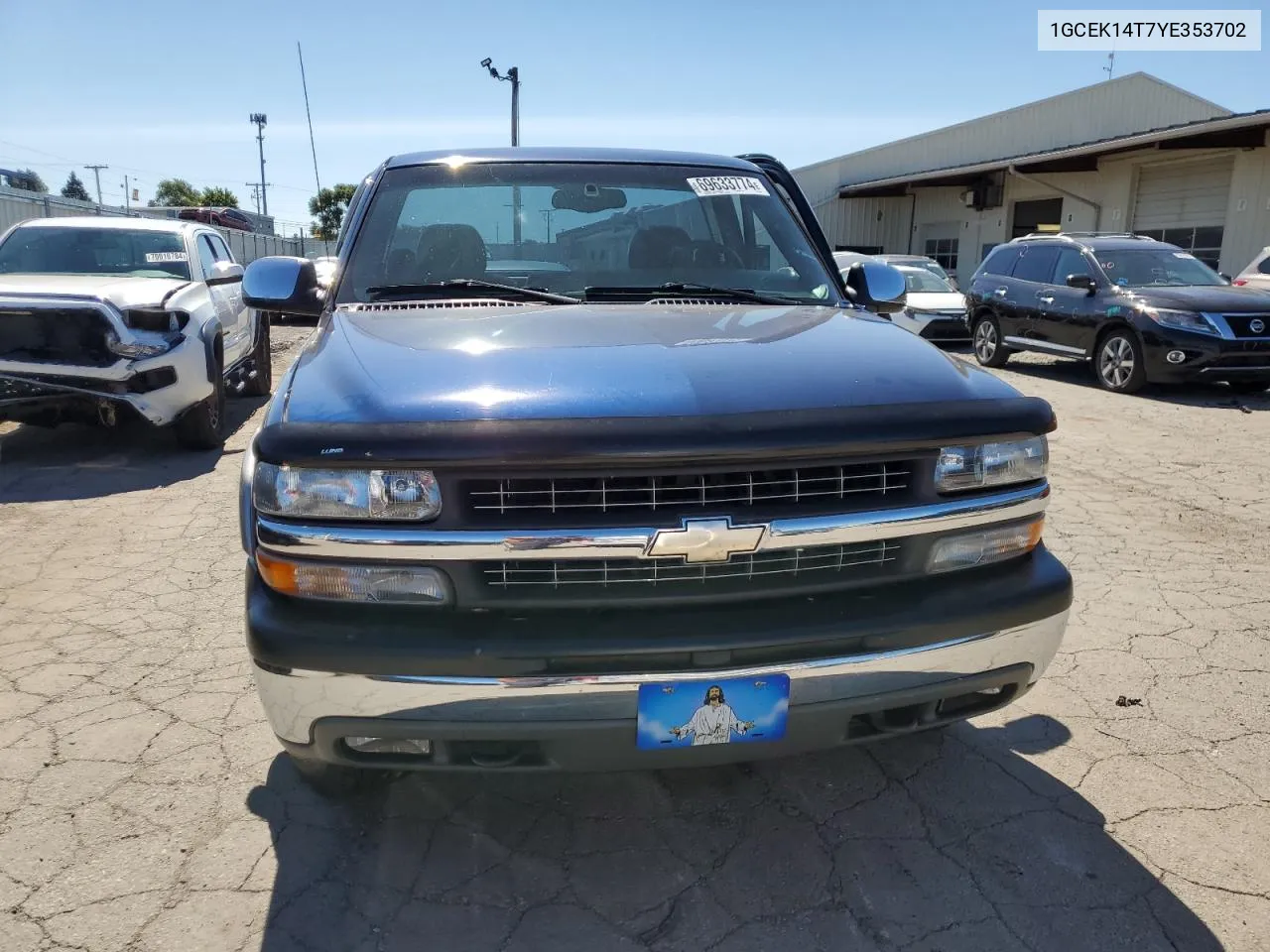 2000 Chevrolet Silverado K1500 VIN: 1GCEK14T7YE353702 Lot: 69633774