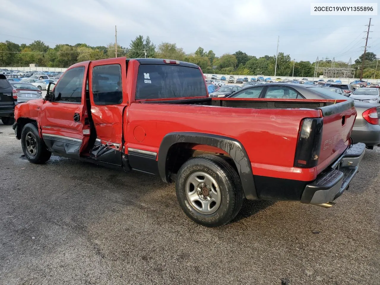 2000 Chevrolet Silverado C1500 VIN: 2GCEC19V0Y1355896 Lot: 70247404