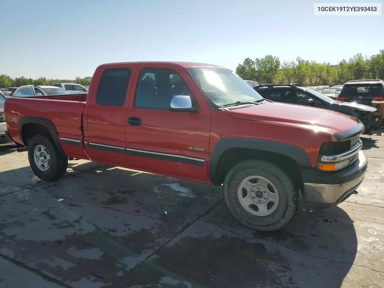 2000 Chevrolet Silverado K1500 VIN: 1GCEK19T2YE393453 Lot: 71303964