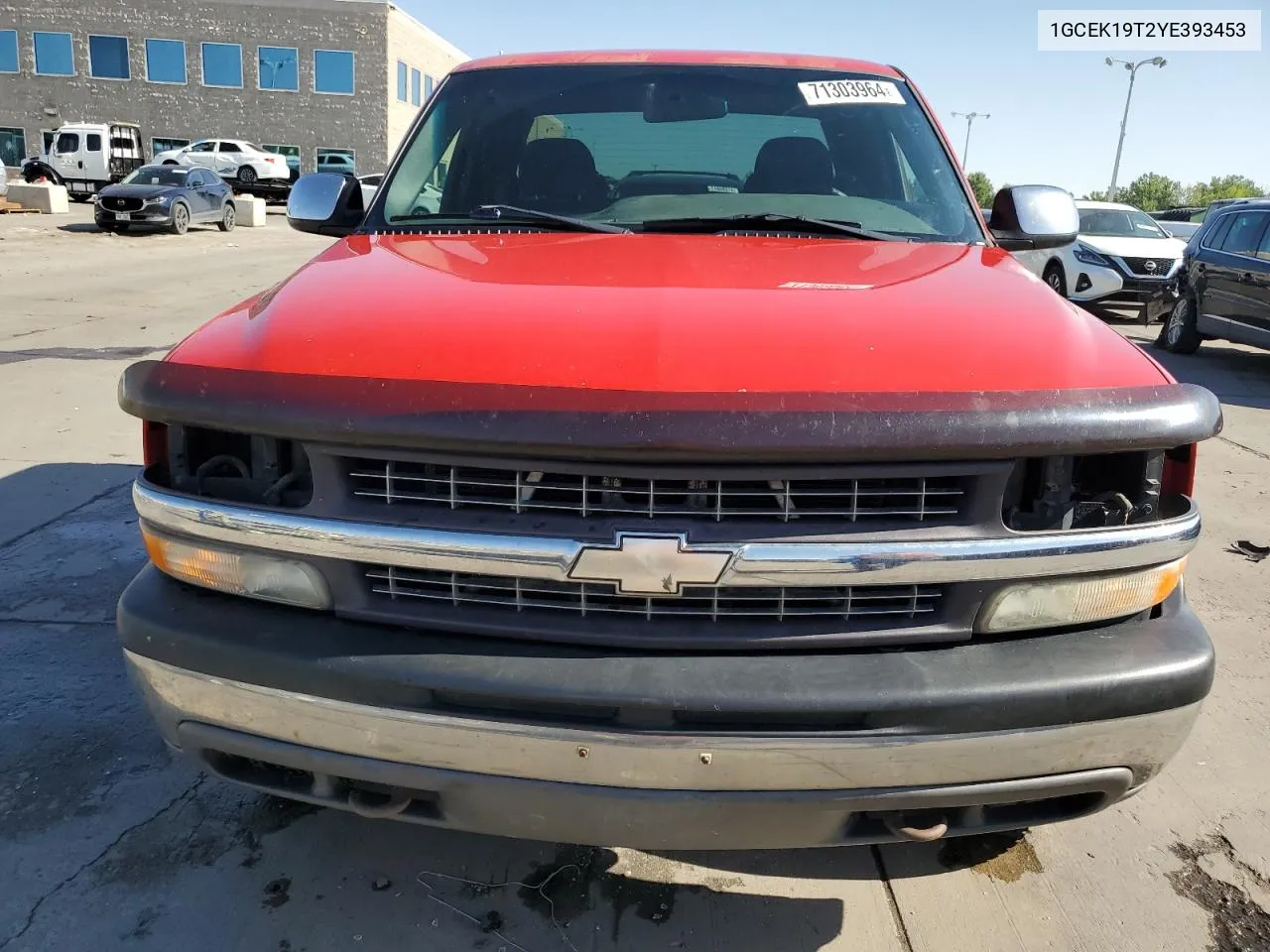 2000 Chevrolet Silverado K1500 VIN: 1GCEK19T2YE393453 Lot: 71303964