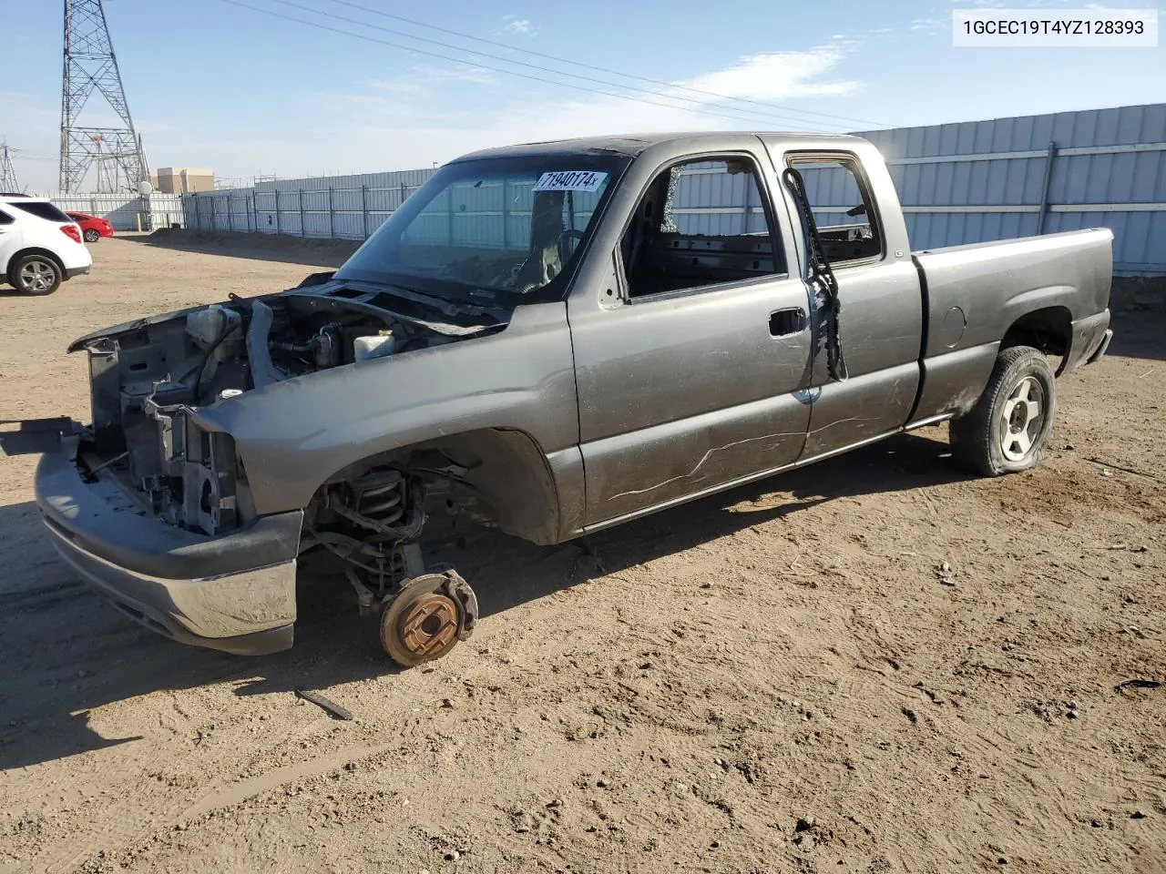 2000 Chevrolet Silverado C1500 VIN: 1GCEC19T4YZ128393 Lot: 71940174