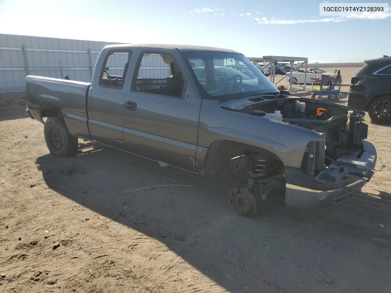 2000 Chevrolet Silverado C1500 VIN: 1GCEC19T4YZ128393 Lot: 71940174