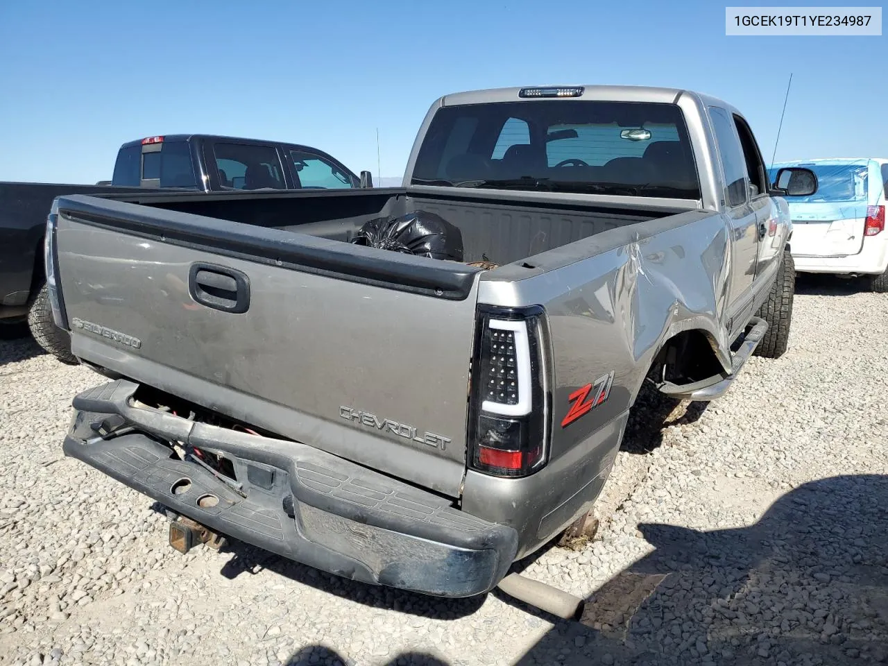 2000 Chevrolet Silverado K1500 VIN: 1GCEK19T1YE234987 Lot: 72914504