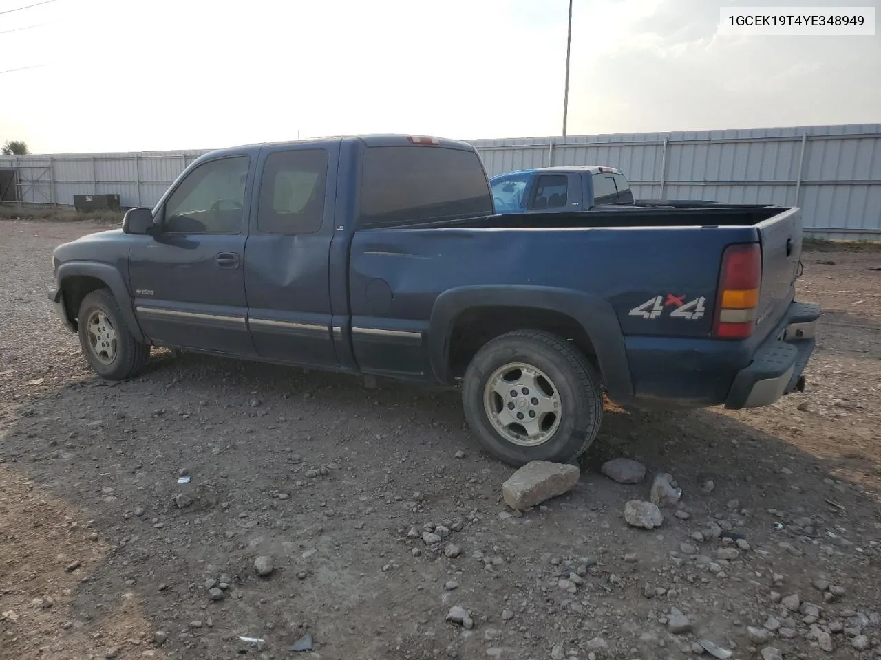 2000 Chevrolet Silverado K1500 VIN: 1GCEK19T4YE348949 Lot: 73403374