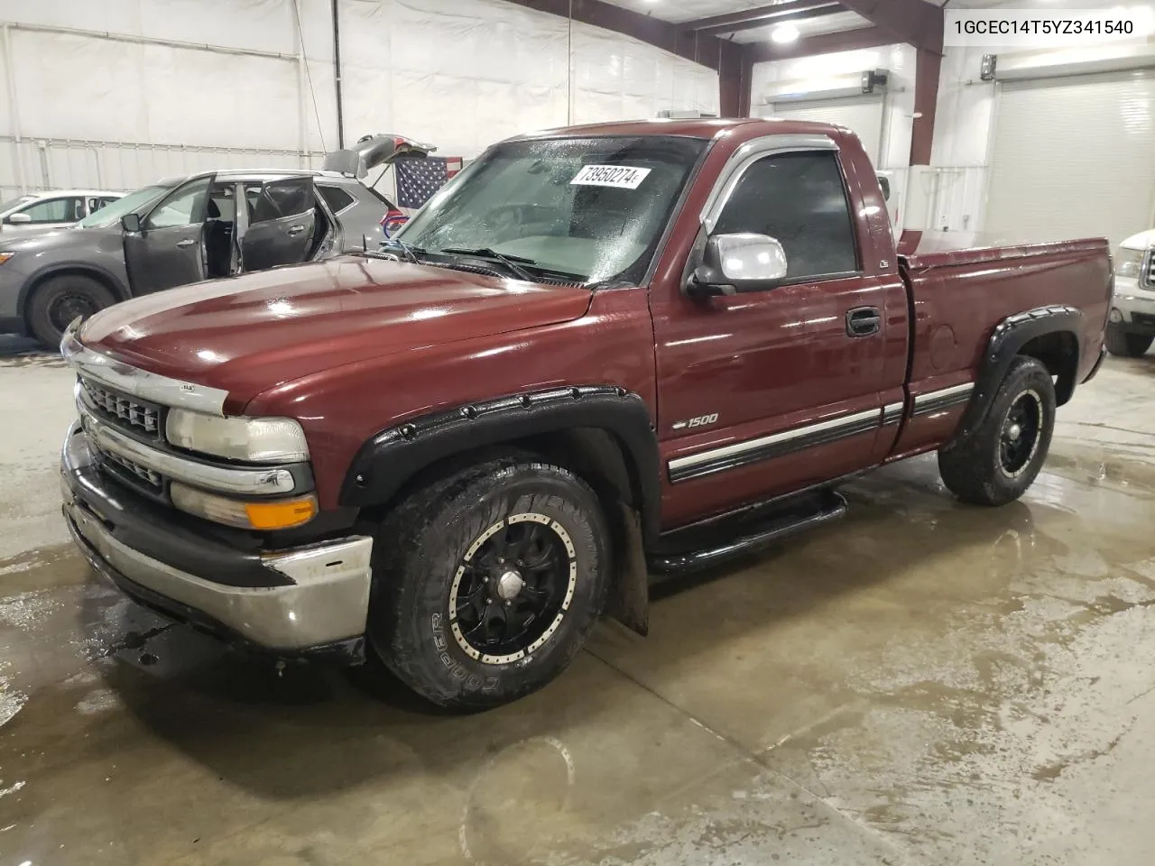 2000 Chevrolet Silverado C1500 VIN: 1GCEC14T5YZ341540 Lot: 73950274