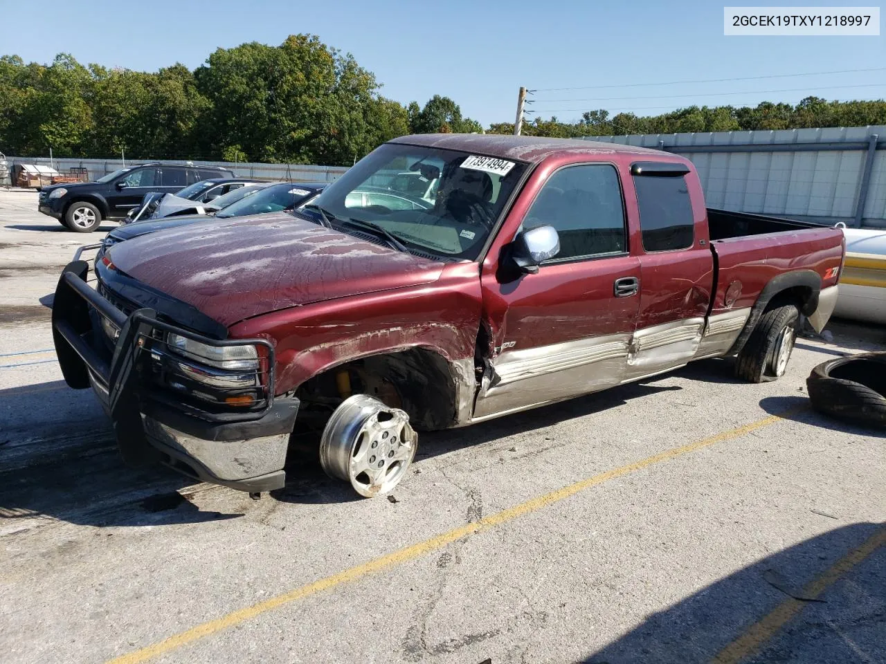 2000 Chevrolet Silverado K1500 VIN: 2GCEK19TXY1218997 Lot: 73974994