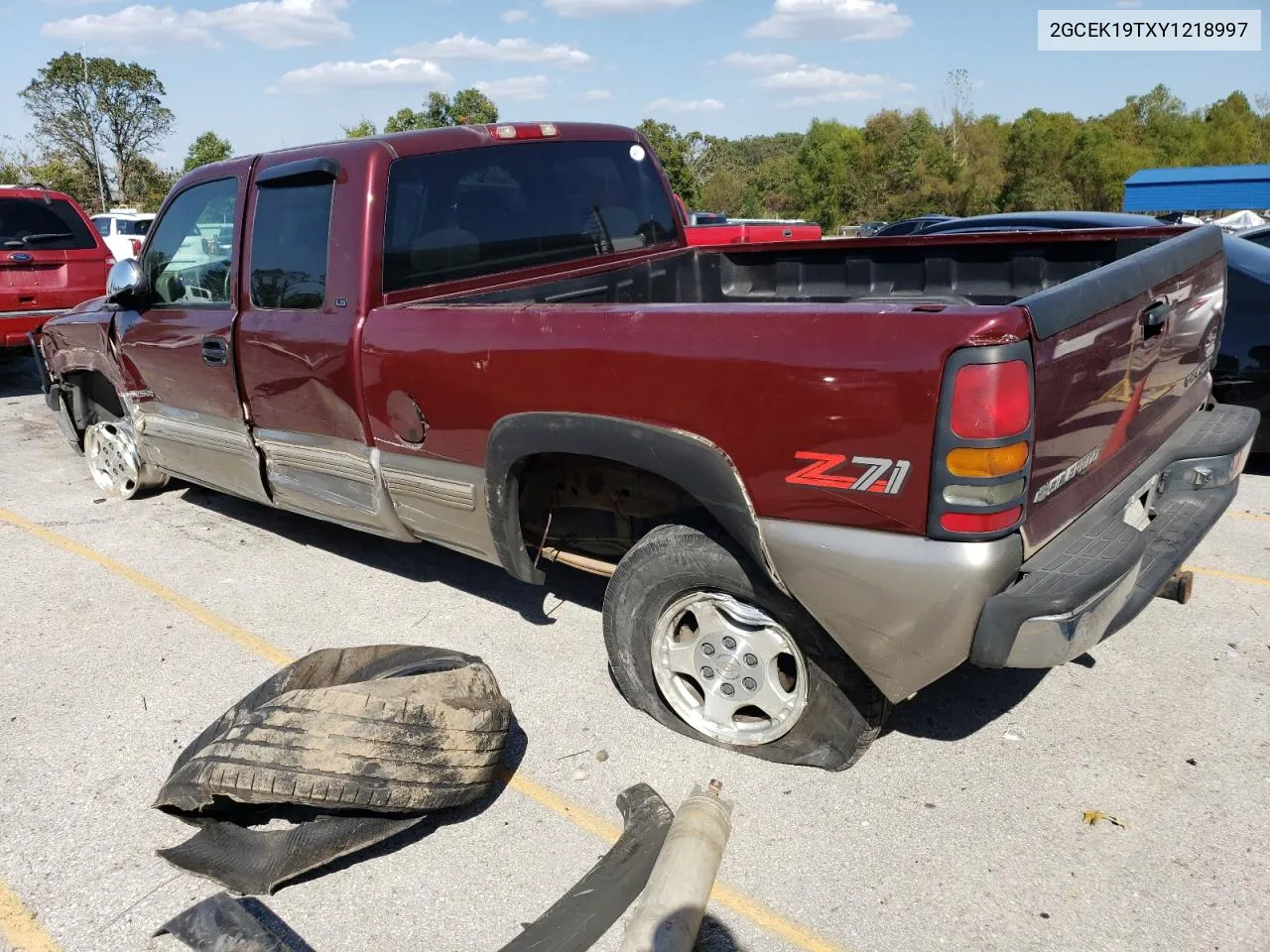 2000 Chevrolet Silverado K1500 VIN: 2GCEK19TXY1218997 Lot: 73974994