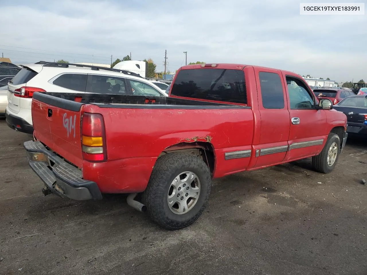 2000 Chevrolet Silverado K1500 VIN: 1GCEK19TXYE183991 Lot: 75531964