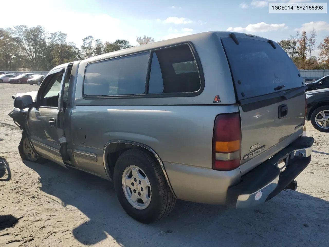 2000 Chevrolet Silverado C1500 VIN: 1GCEC14T5YZ155898 Lot: 75788424