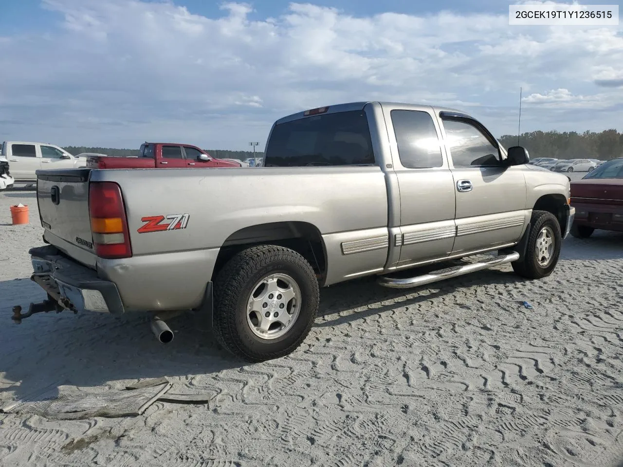 2000 Chevrolet Silverado K1500 VIN: 2GCEK19T1Y1236515 Lot: 76294764