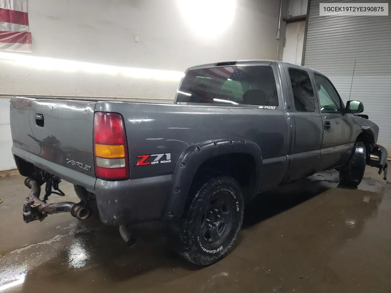 2000 Chevrolet Silverado K1500 VIN: 1GCEK19T2YE390875 Lot: 76919924