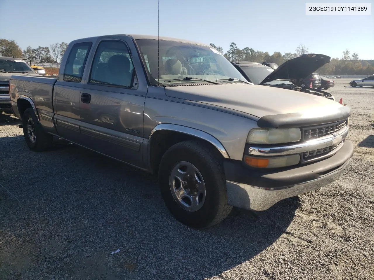 2000 Chevrolet Silverado C1500 VIN: 2GCEC19T0Y1141389 Lot: 77628604