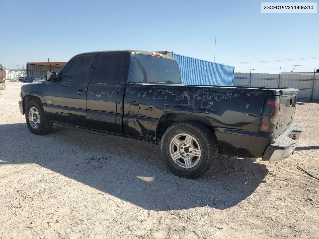 2000 Chevrolet Silverado C1500 VIN: 2GCEC19V3Y1406310 Lot: 78144554