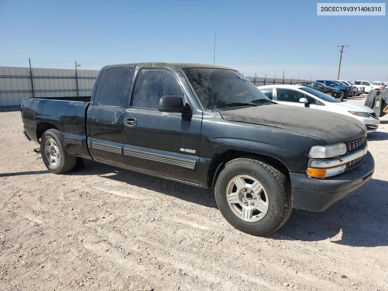 2000 Chevrolet Silverado C1500 VIN: 2GCEC19V3Y1406310 Lot: 78144554