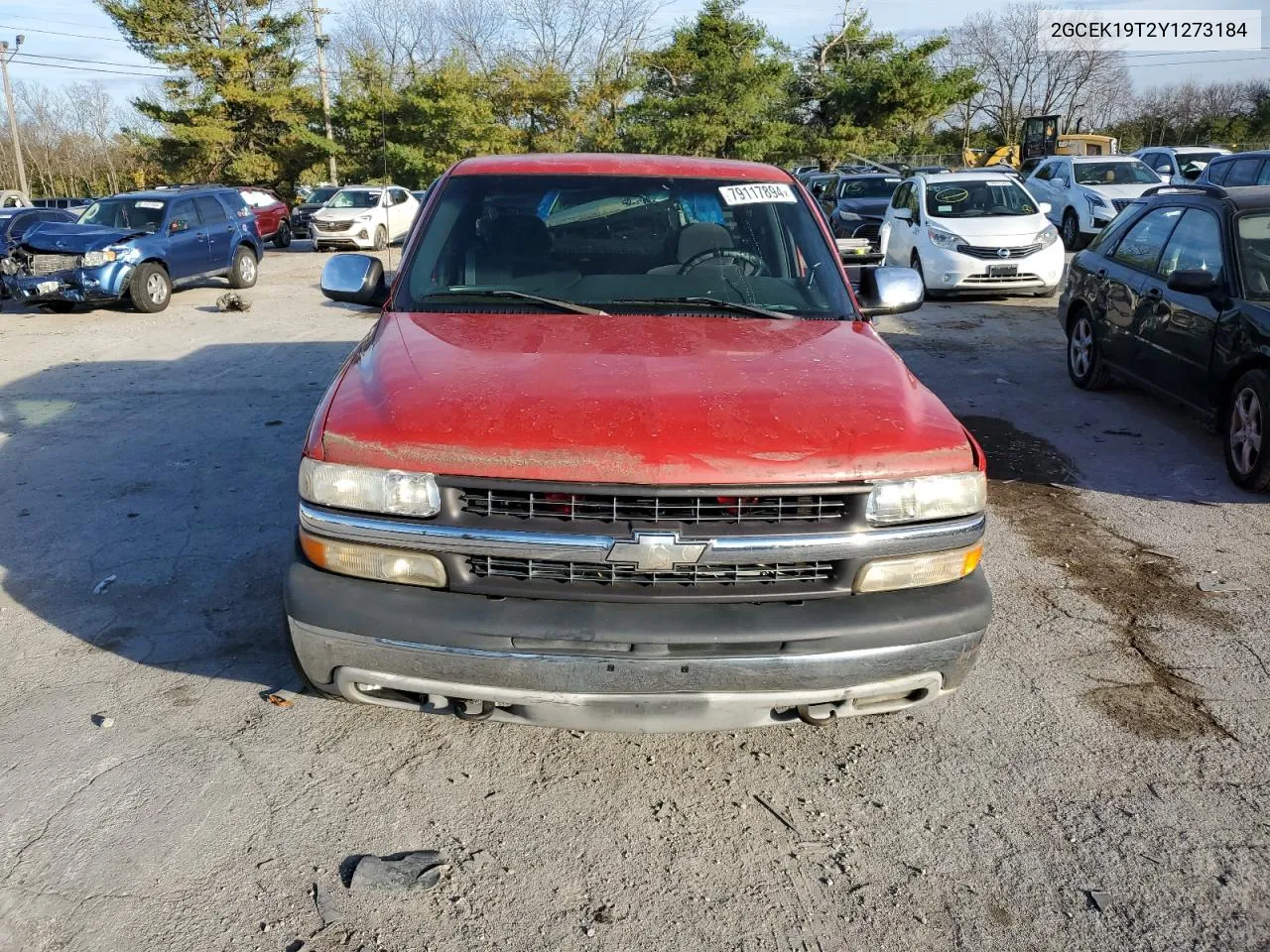 2000 Chevrolet Silverado K1500 VIN: 2GCEK19T2Y1273184 Lot: 79117894