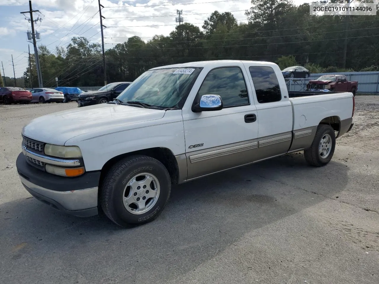 2000 Chevrolet Silverado C1500 VIN: 2GCEC19T0Y1144096 Lot: 80453274